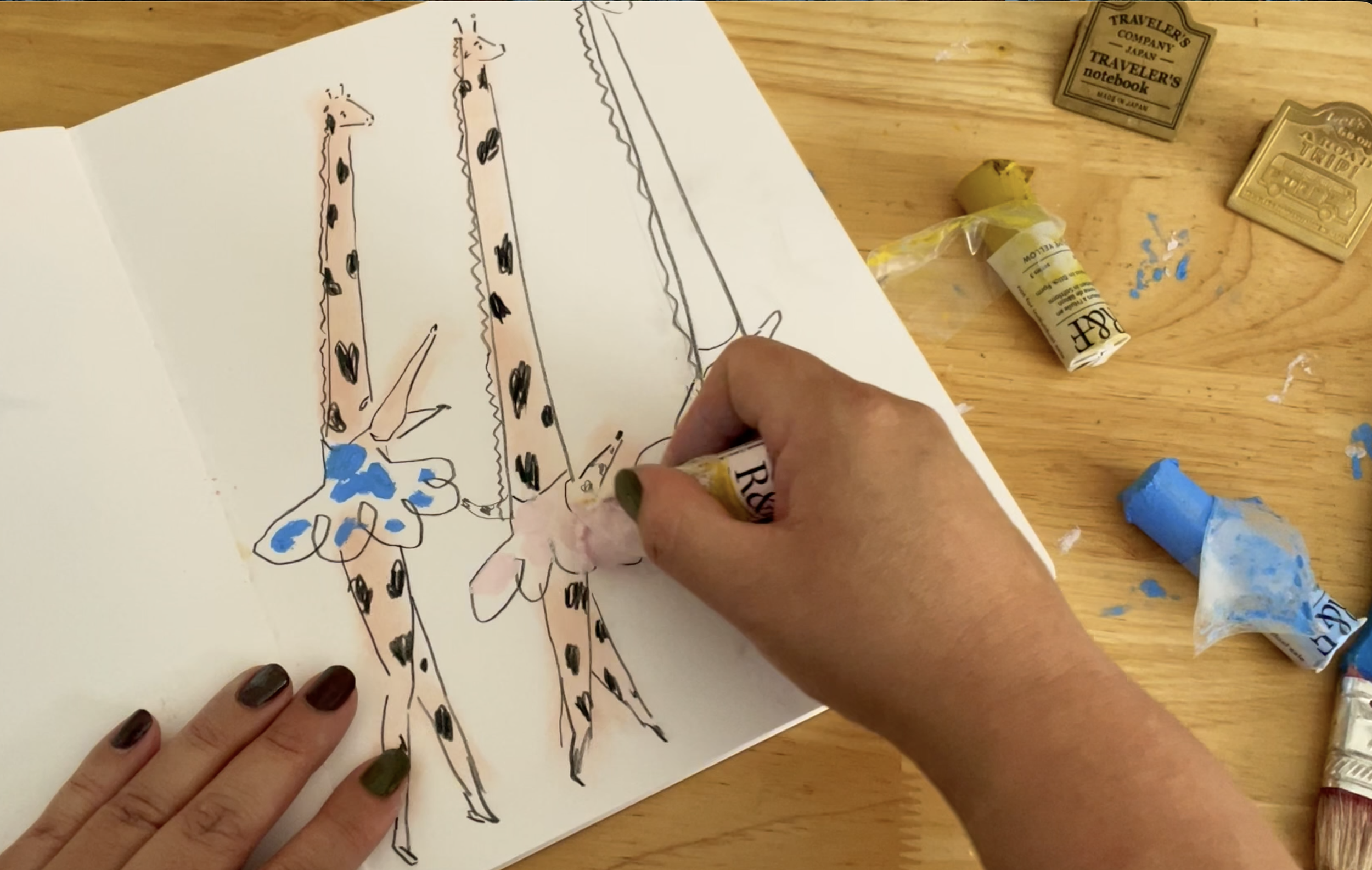 Rediscovering Oil Sticks: A Quiet Studio Practice