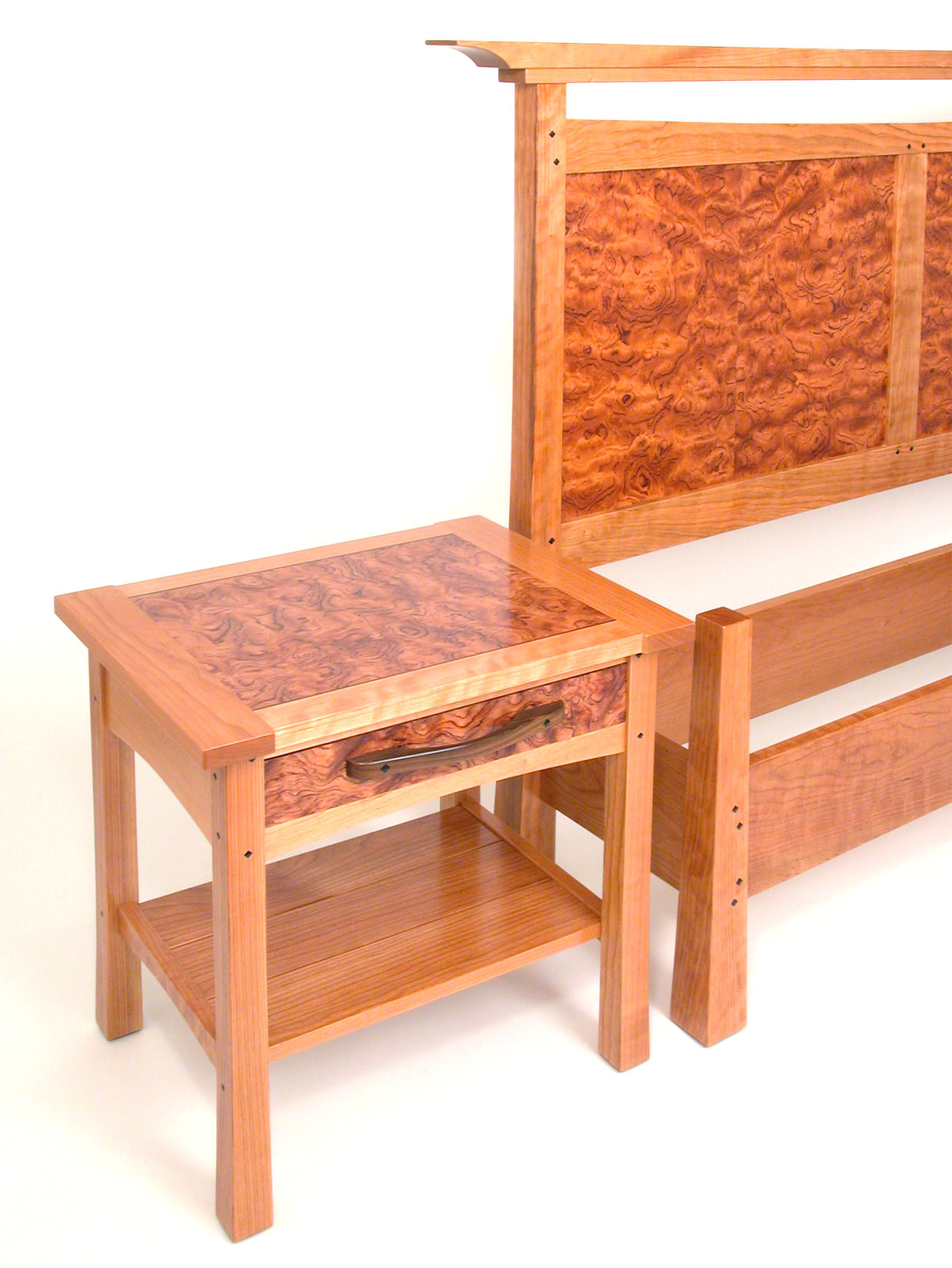 Torii Queen Bed and Bedside Table