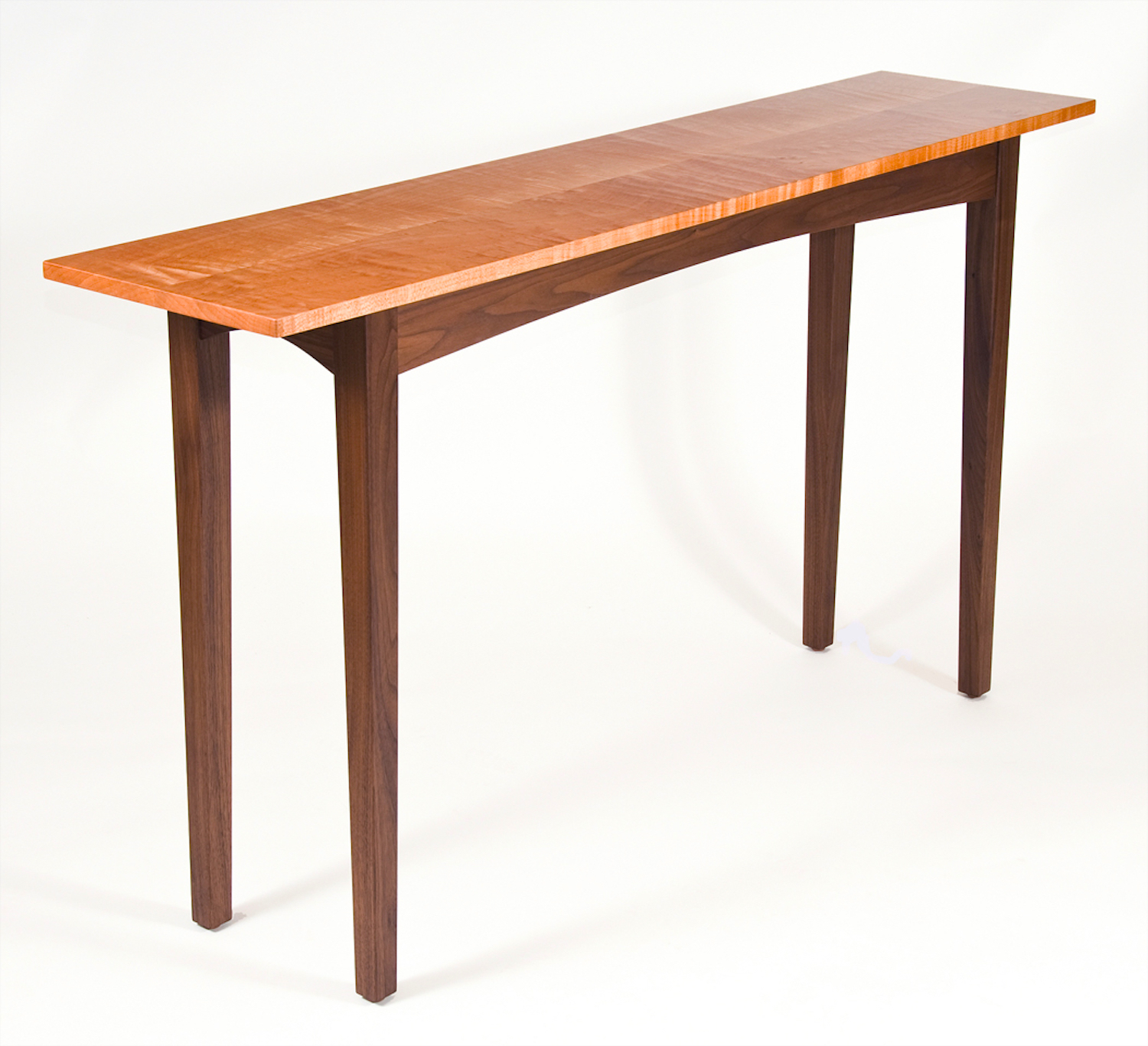 Maple Walnut Console