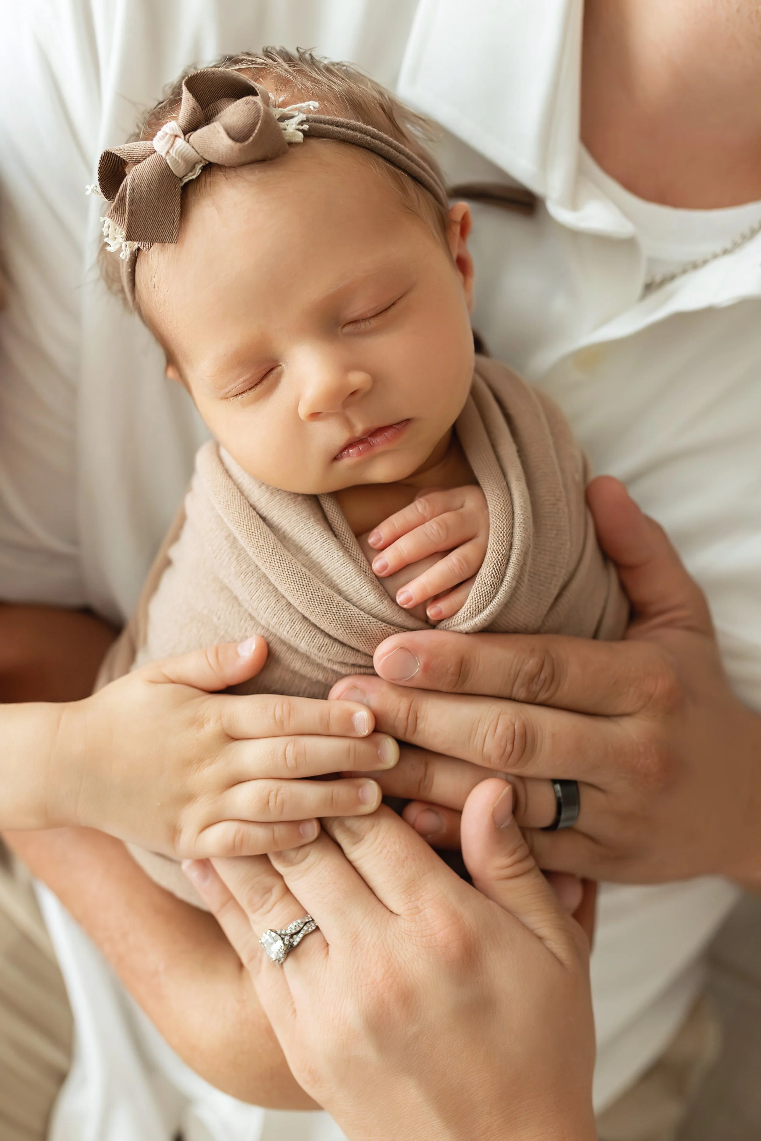 Portrait of All Family's Hands