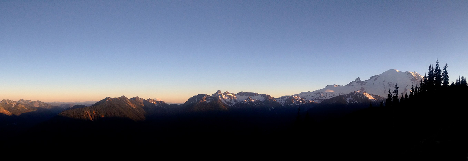 Palisades Lakes Mount Rainier