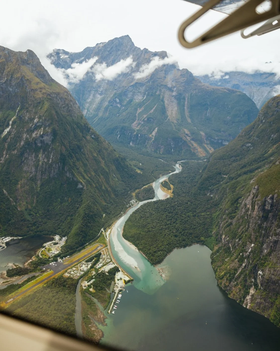 EARTH DAY 🌎 

Love the little place we call home and all of the amazing places we&rsquo;ve gotten to travel to! 

From our honeymoon flight to Milford Sound - from the folks I&rsquo;ve talked to, the flight is the way to go for this tour! Quick and 