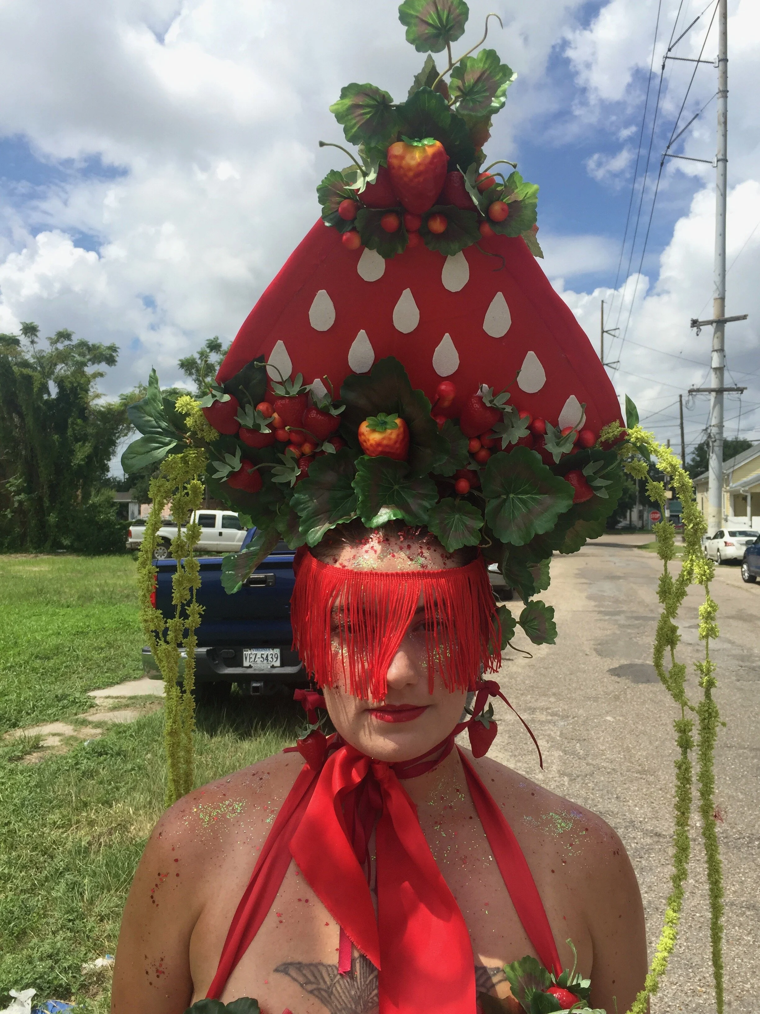 STRAWBERRY HEADPIECE