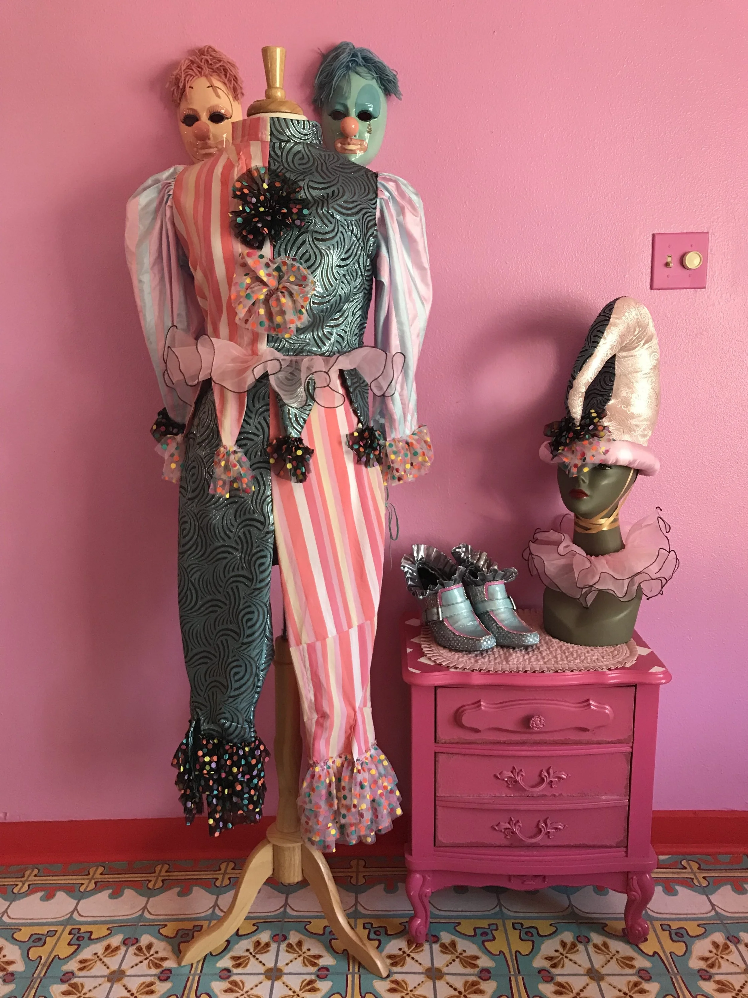 Cotton Candy Clown Princess