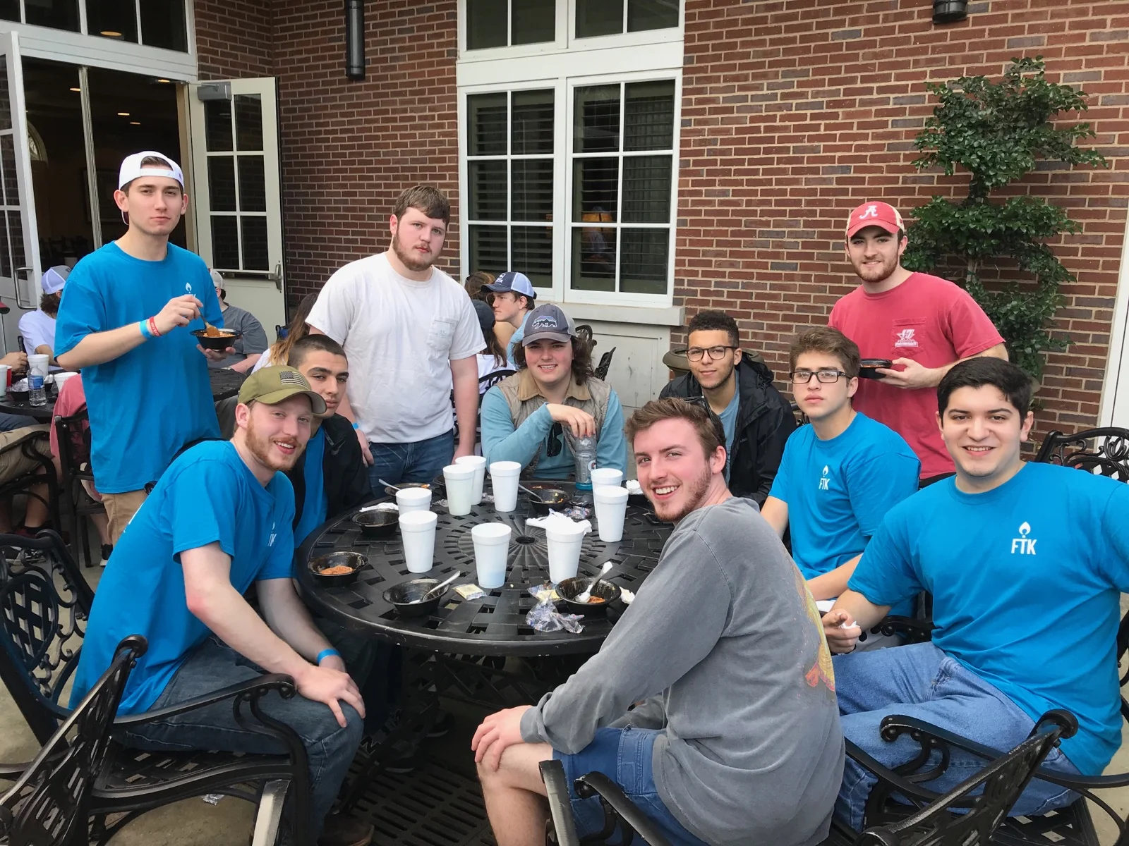 Brothers attending The annual ifc chilifest. we are proud to be co-sponsors of this event and be a part of the initiative to raise money for the women and gender resource center here on campus
