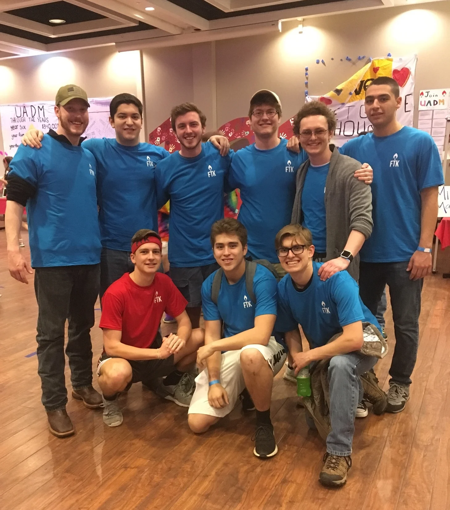 our University of Alabama Dance MArathon team. many brothers attended and participated but these brothers gave an extra effort by donating more and organizing our booth