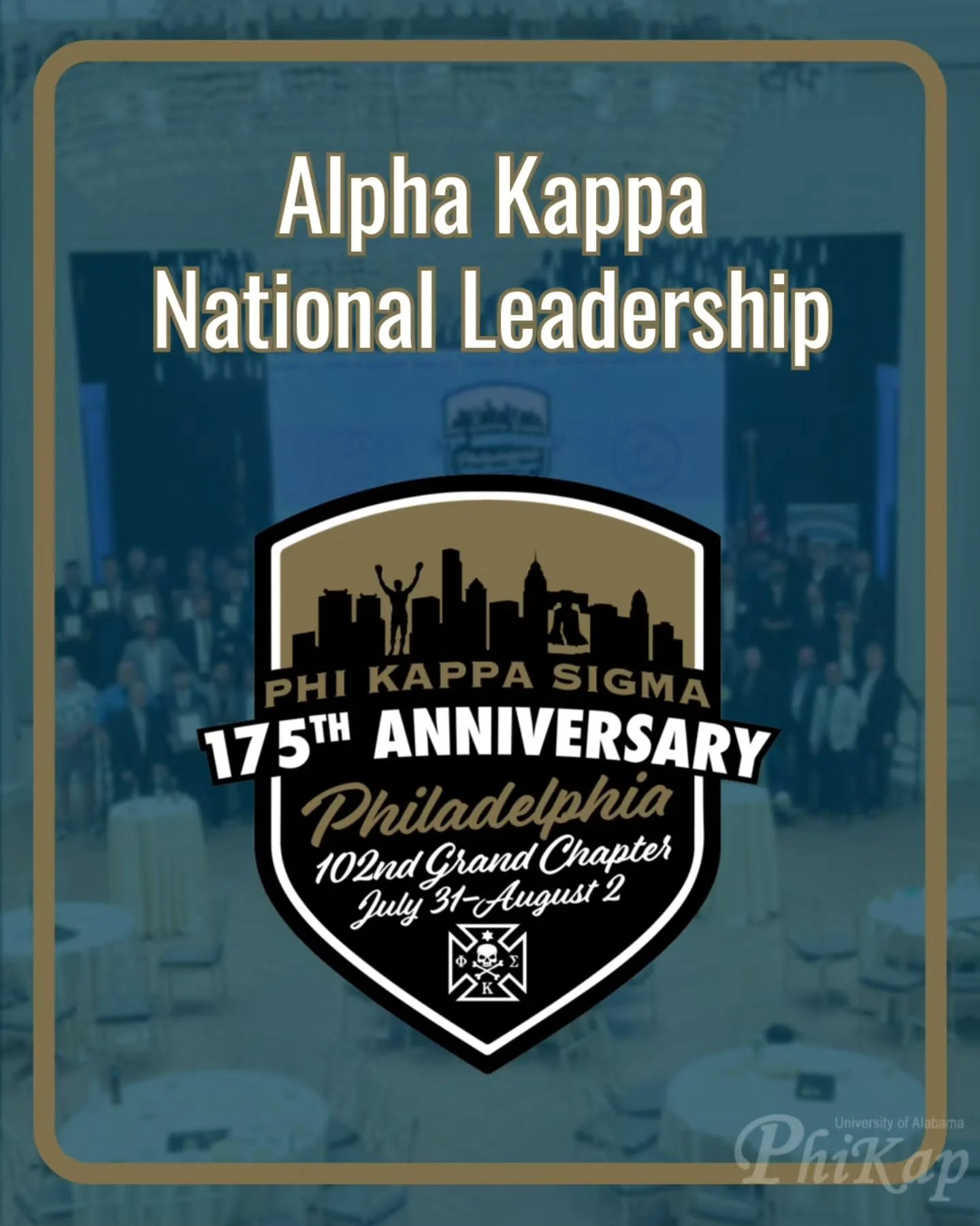We would like to congratulate our alumni and undergraduate brothers who were elected to serve in various positions nationally. #rushskulls