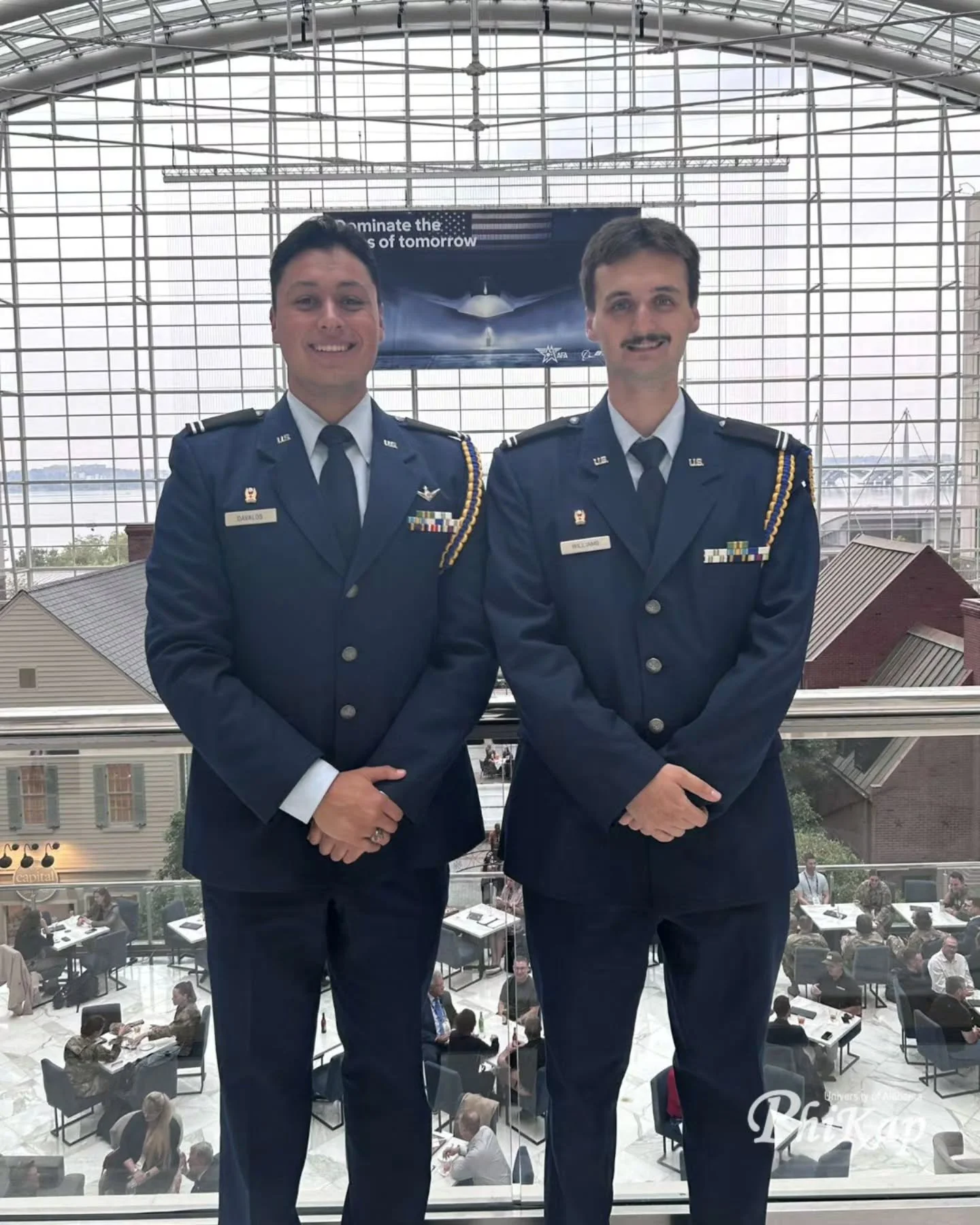 Recently two of our Brothers represented the Alabama Air Force ROTC at one of the largest Air Force Conventions. #rushskulls