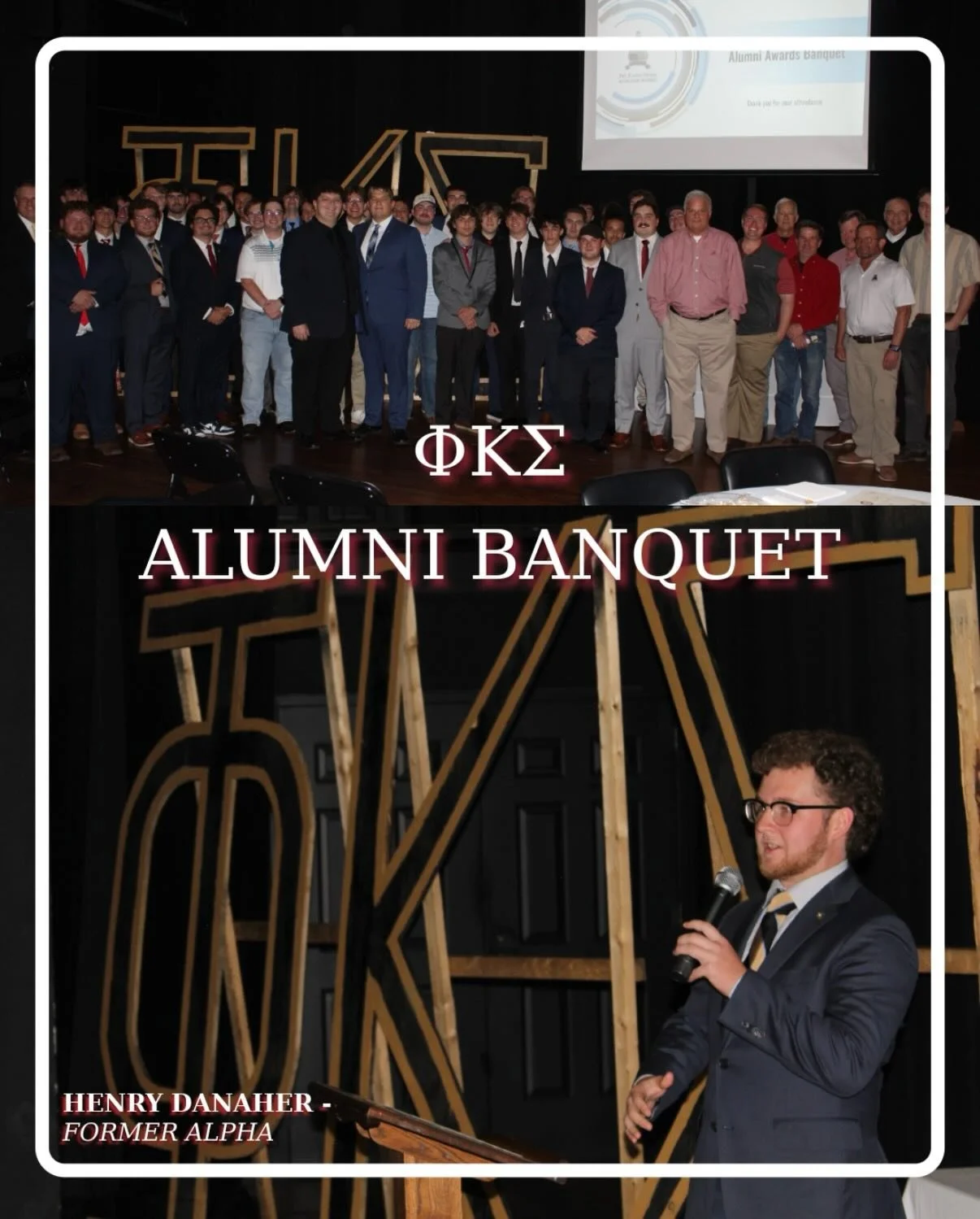 The Alpha Kappa chapter would like to give a big thank you to all our alumni and brothers who were able to make it to our first ever alumni banquet.