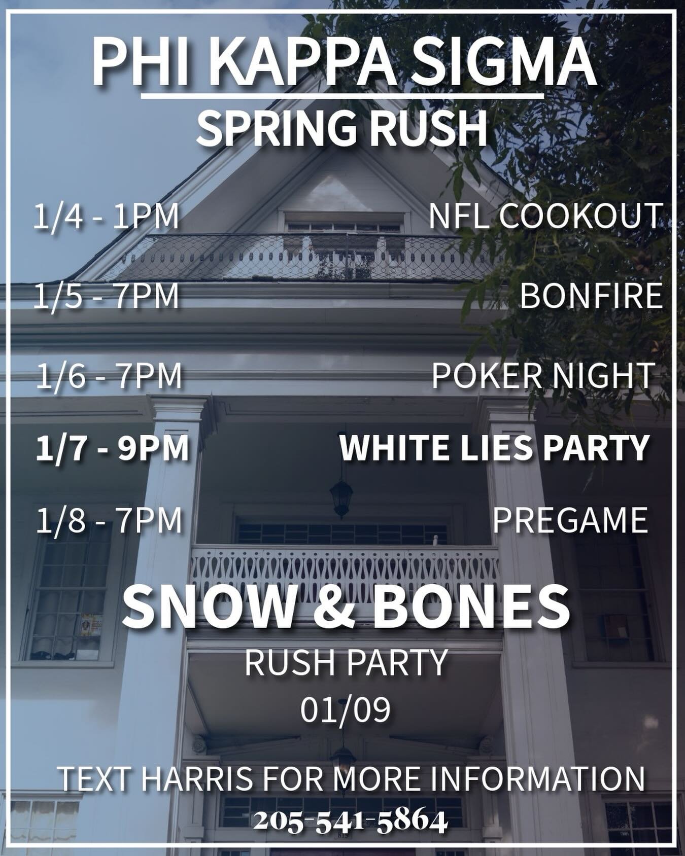 Interested in rushing? Reach out to our rush chairs for more information. Events are subject to change. #rushphikap