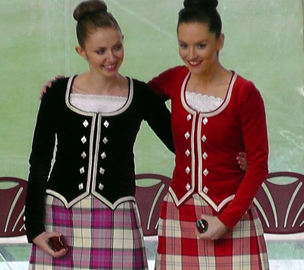 Marielle and Chantal at the World Championships, 2014