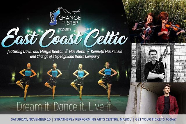 🚨 ✨6 DAYS UNTIL EAST COAST CELTIC! ✨🚨
Get your tickets today for East Coast Celtic at @strathspeymabou on November 10! &gt;&gt;TICKET LINK IN BIO 🎻
.
.
.
#eastcoastceltic #changeofstep #changeofstepdaydreams #theatre #culture #celtic #highlanddanc