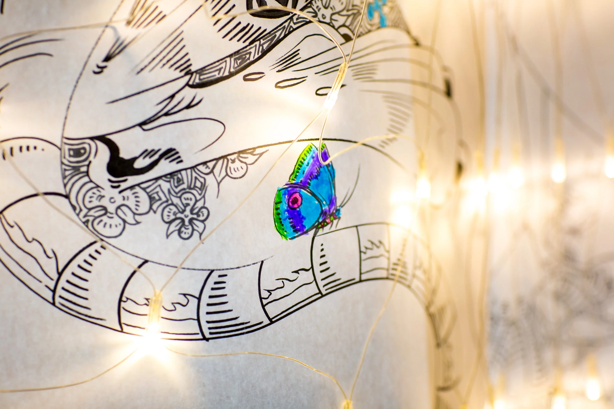 OrlandoCreativeCityProject2015-ColoringBoxbyChristyMcCutchendrawingsartcolorfulneonpantherswanbearanole51.jpg