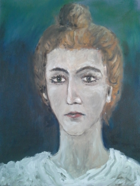 Ancestor #3.  Oil on canvas.  18"x24".
