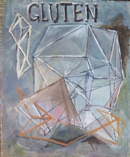 Gluten, oil on canvas, 20" x 24"