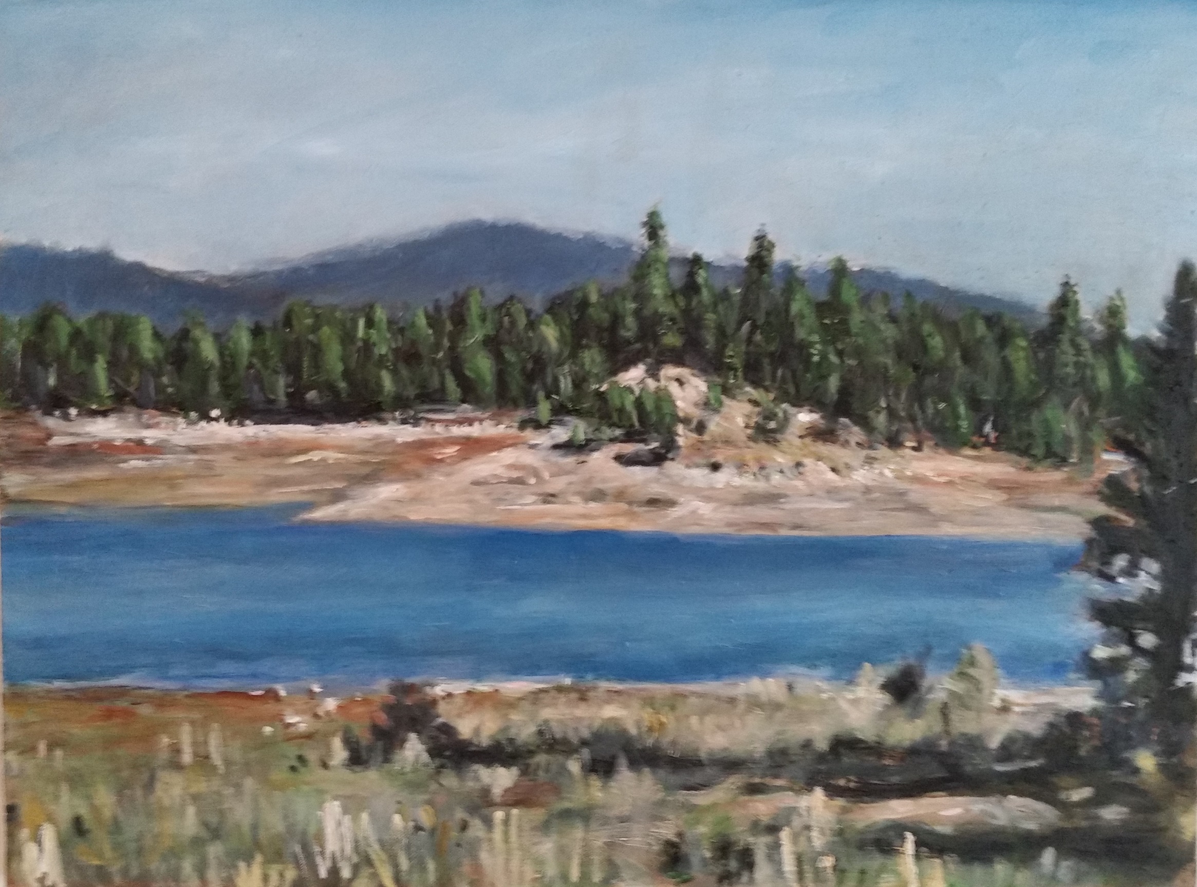 Howard Prairie. Oil on canvas