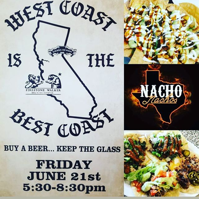 Tonight! The beer off begins - @sierranevada and @firestonewalker go head to head at Blay - and @nachonachoshtx will be officiating #craftnotcrap #supportyourfriends