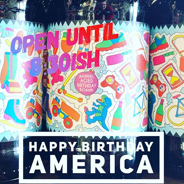 @prairieales knows how to celebrate. Come by the shop, get some good brews, be safe and have fun today! We close shop after sundown. Last call 8:30. #craftnotcrap #happybirthdayamerica