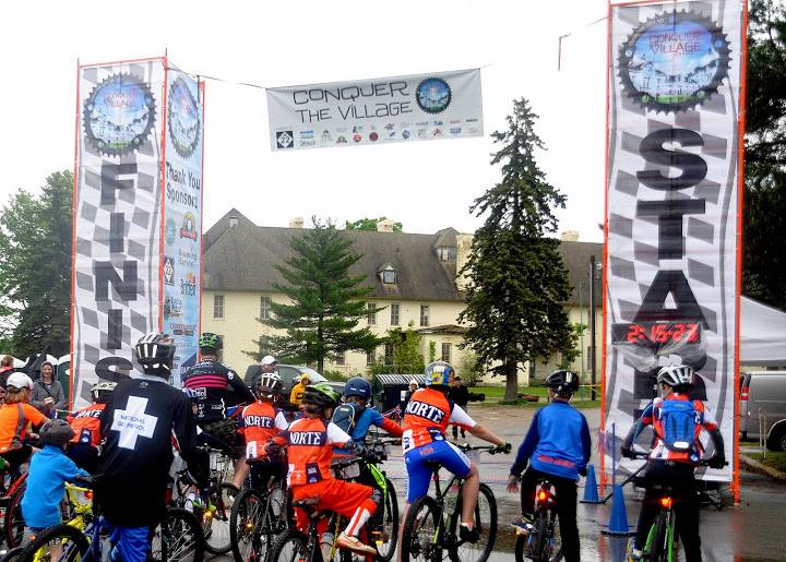 The old Conquer the Village MTB race, which used the Commons' trails. 