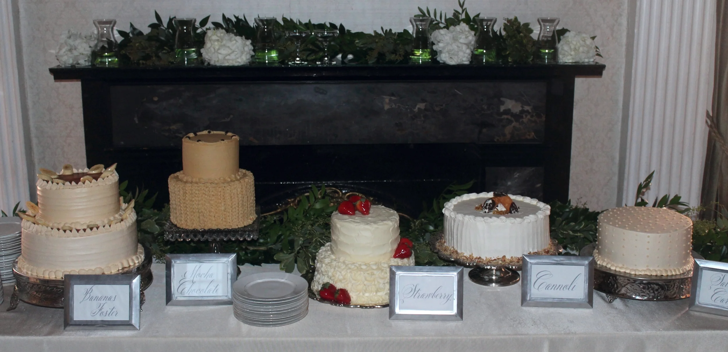 Tiered cakes/ different levels/ display for wedding