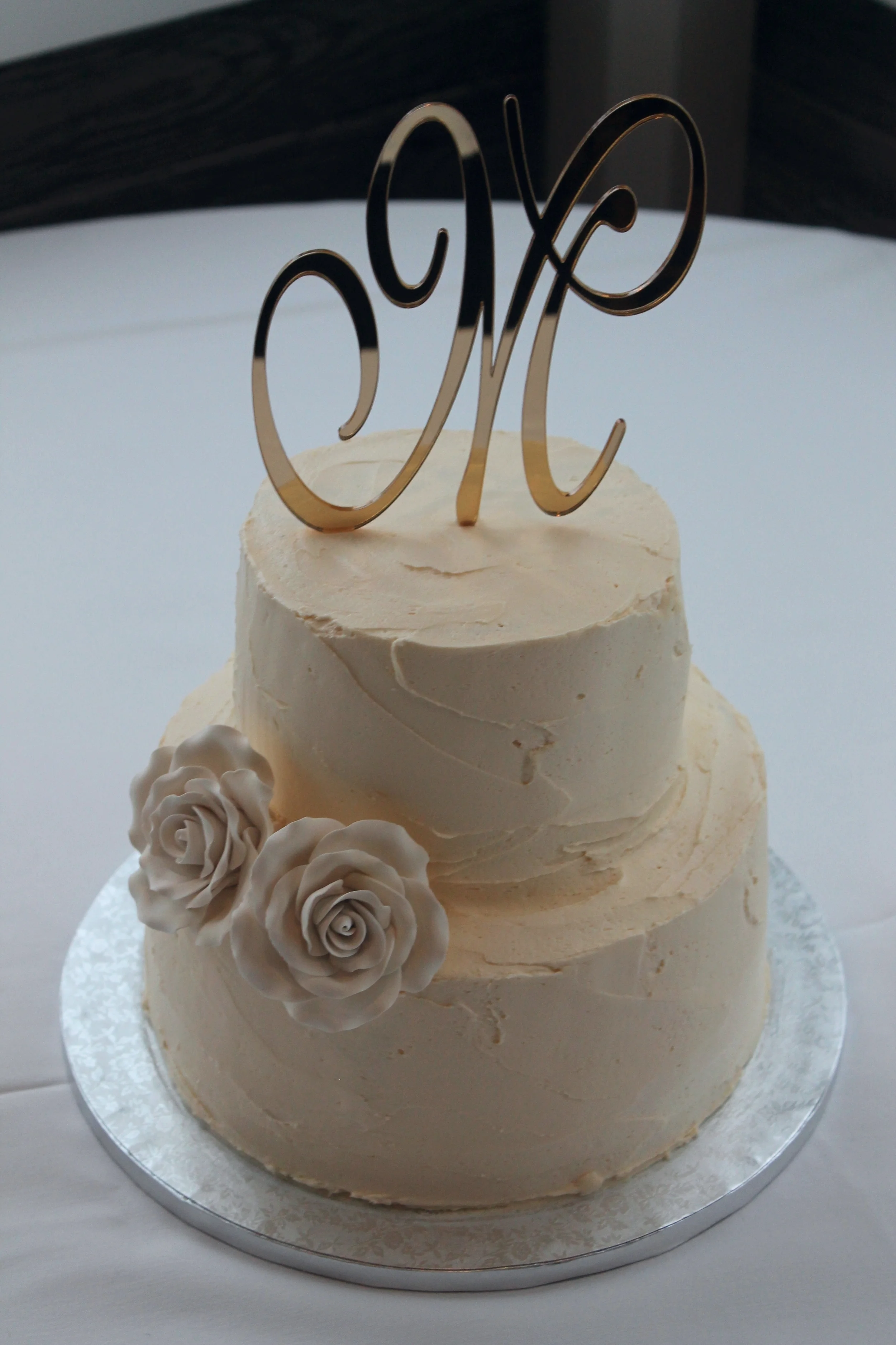 Rustic themed  2 tier cake