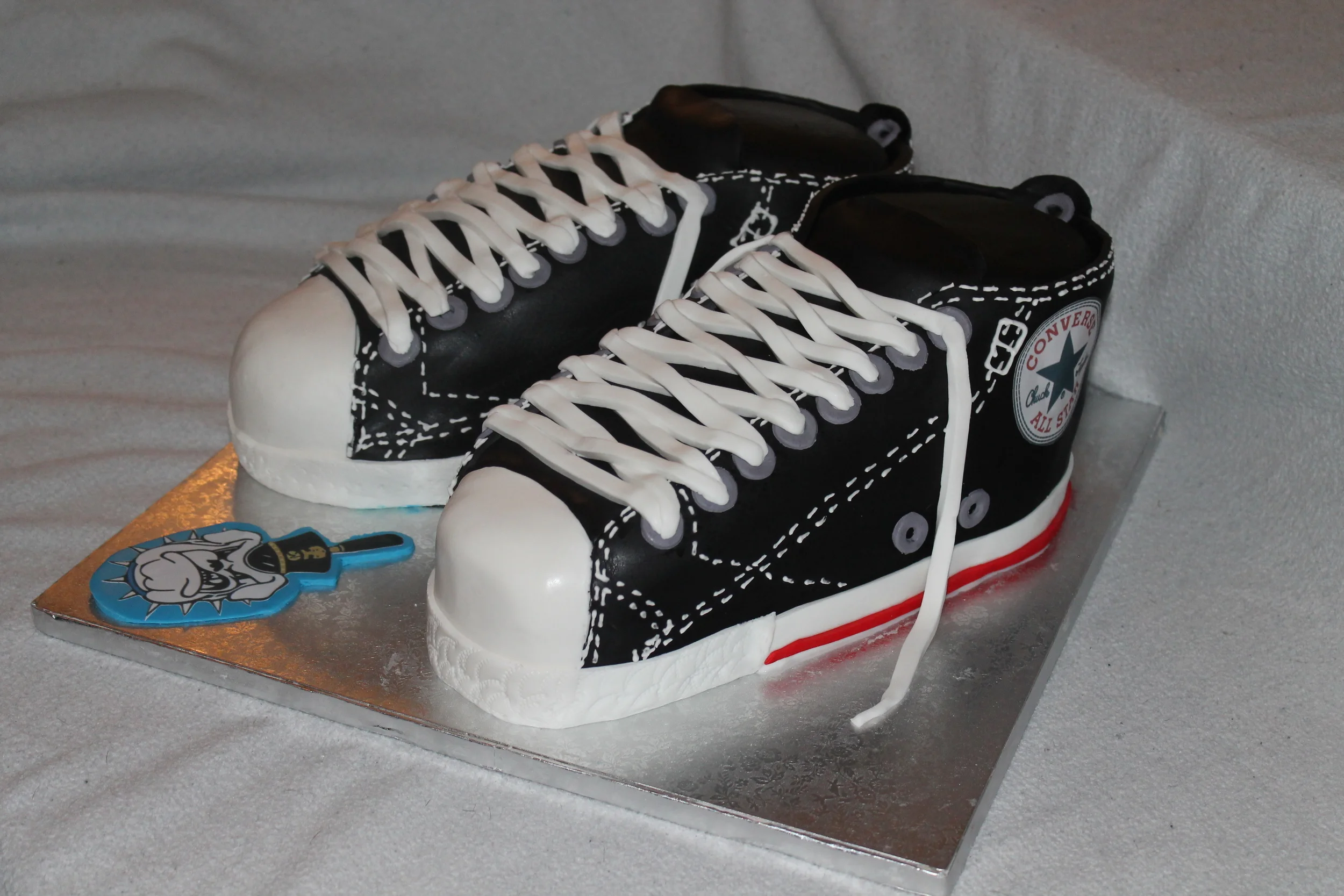 Converse Shoes grooms cake