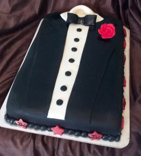 Tuxedo cake