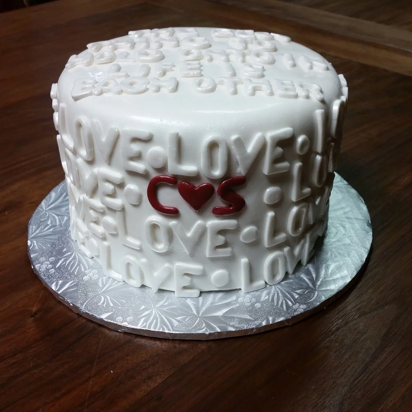 Engagement cake