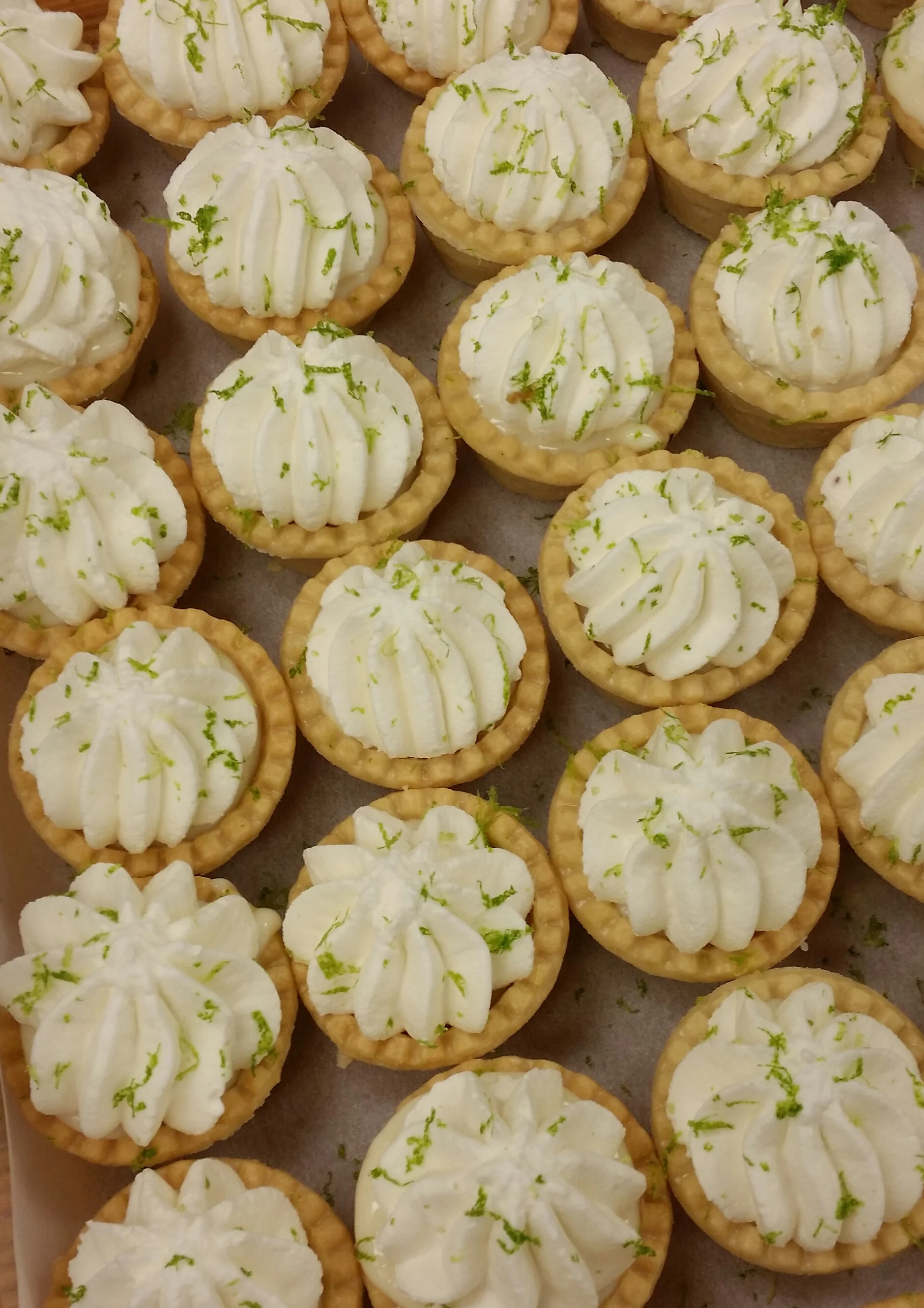 Mini keylime pie tarts