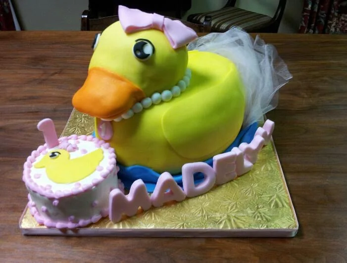 Baby Ducky in a TuTu / 1st birthday