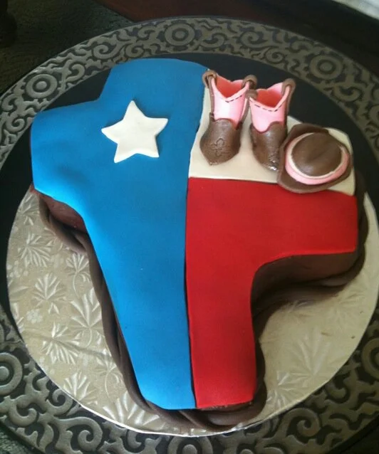 Texas themed cake