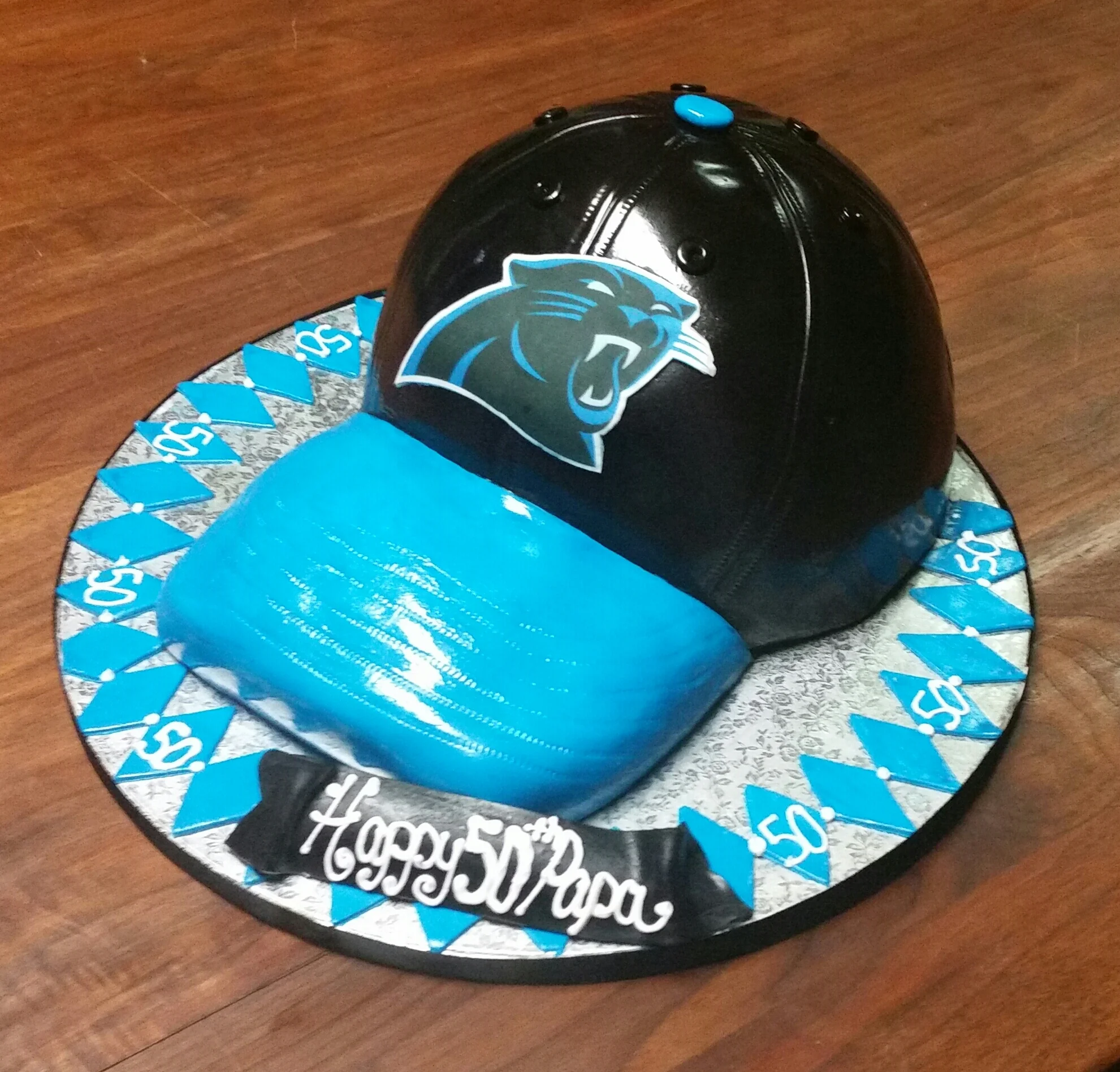 3d Baseball hat cake