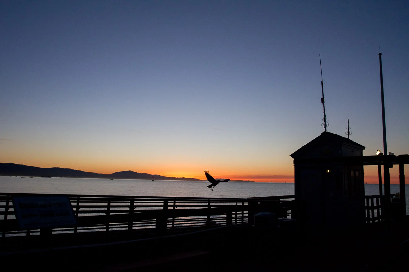 Sunrise at Stearn's Wharf