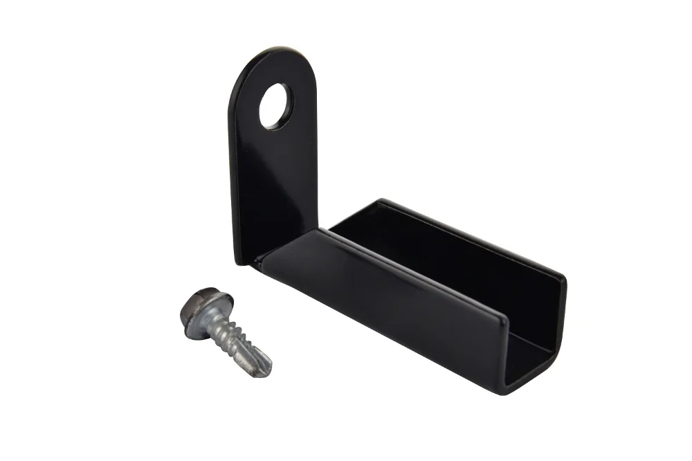 Black Fence Mounting Bracket