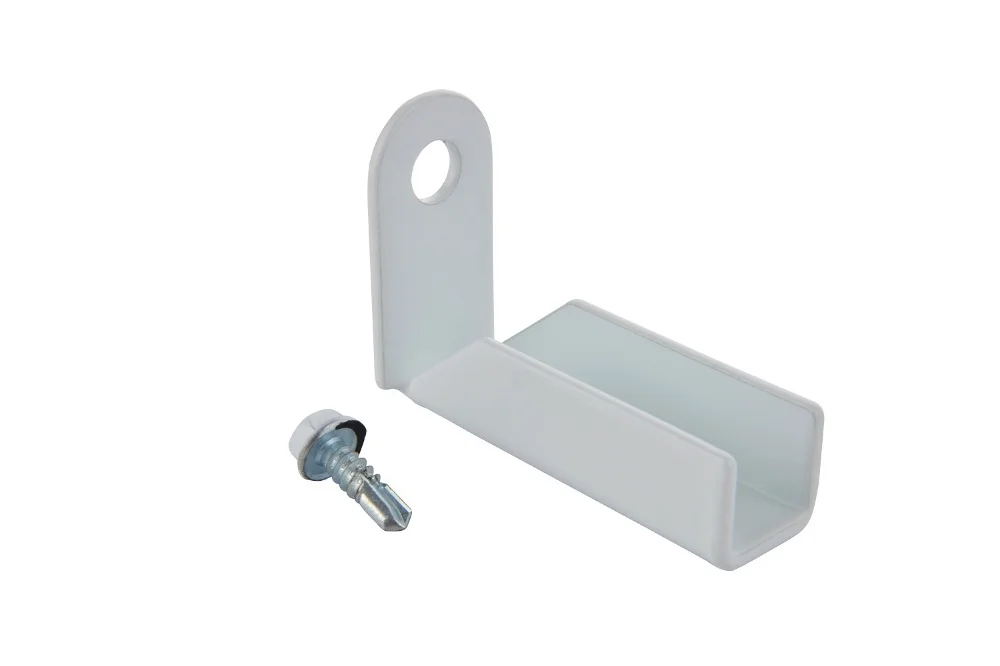White Fence Mounting Bracket