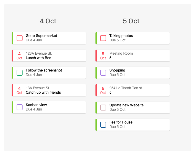 TASKS PLANNED FOR YOU Drop them into the Calendar, or let FLO find the time for you. Up to a week in advance.