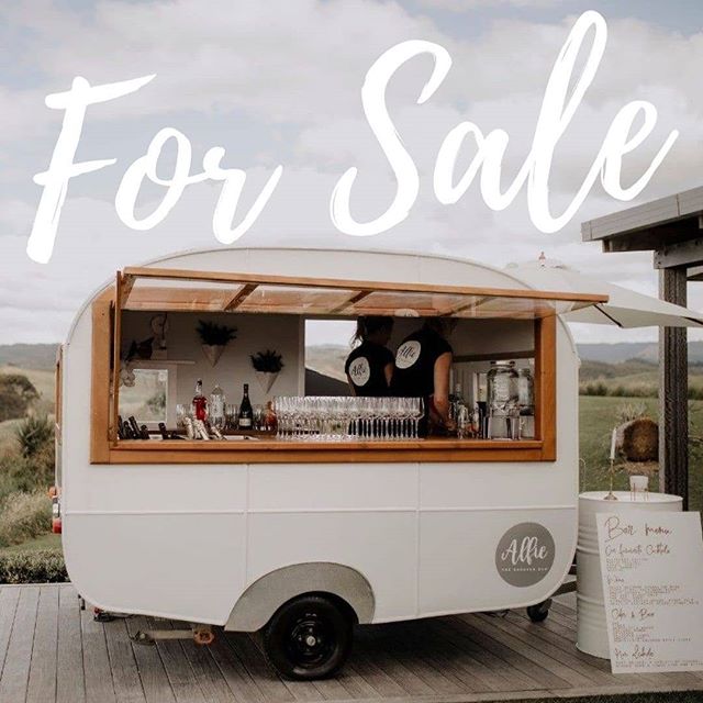 With heavy hearts, we have decided to sell Alfie!! Alfie the Caravan Bar is UP FOR SALE! Alfie is a beautifully restored 1960's mobile caravan bar. 
Our other business is taking up all of our time, therefore Alfie is not getting the love he deserves.