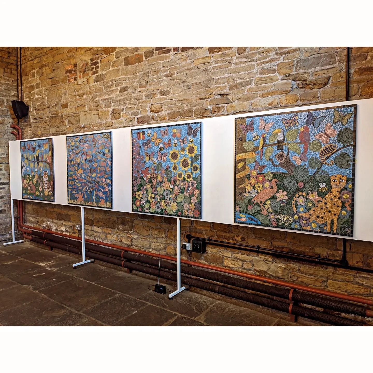 A highlight from 2023: 
Installing the Change 2023 Exhibition: A showcase of artwork created by 15 schools across Batley and Birstall in #Kirklees in collaboration with six local artists.

#hangmyart #artinstallers #picturehangers #hangingart #artins