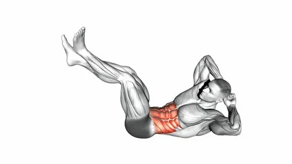 Raised Leg Cross Body Crunches