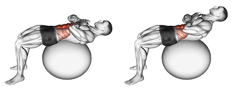 Stability Ball Crunches