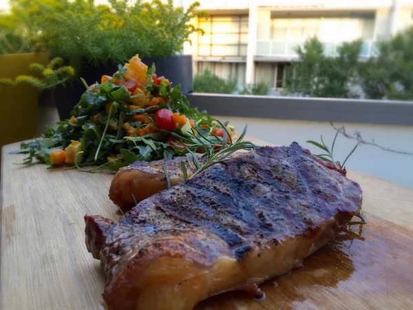 BBQ Porterhouse Steak and Sexy Summer Salad
