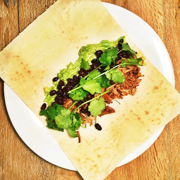 Slow-Cooked Pulled Pork Wraps