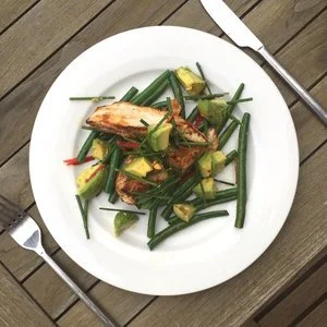 JERK CHICKEN AND GREEN BEAN SALAD
