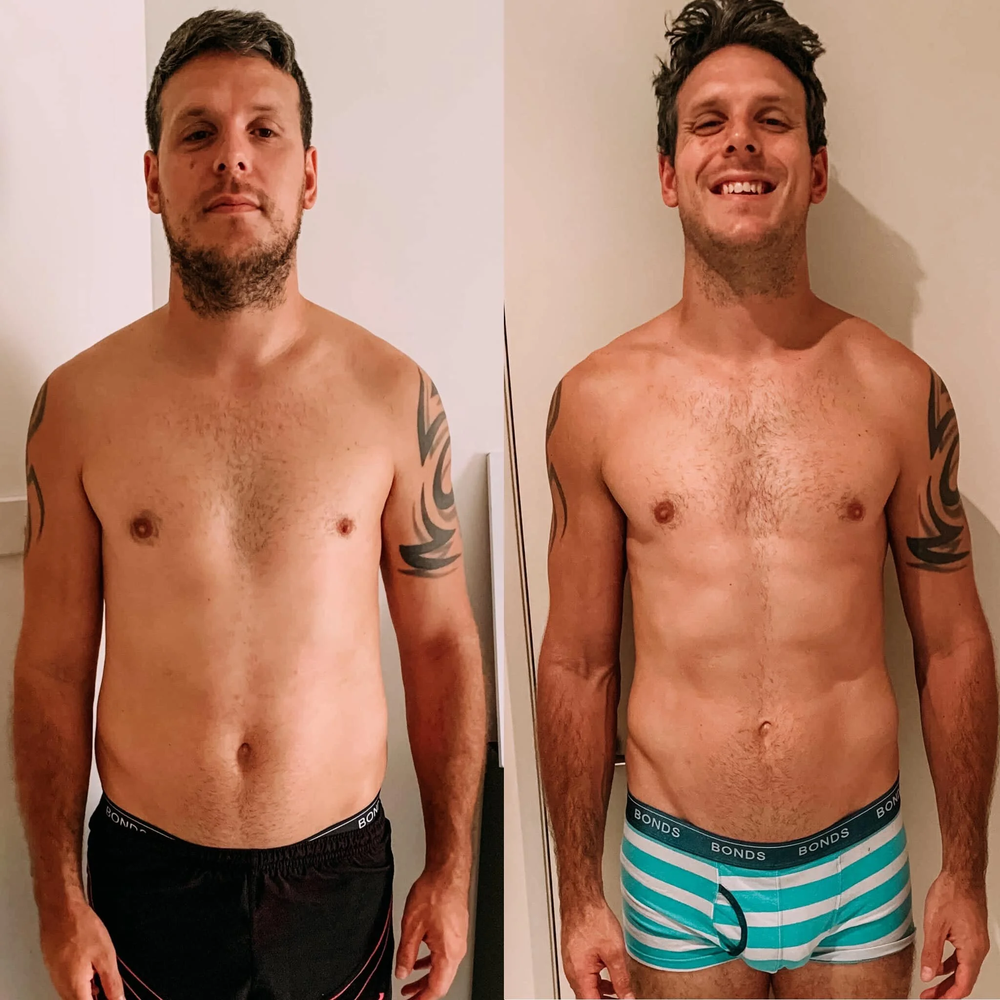 10KG DOWN + 11CM OFF THE GUT - BANG!!!