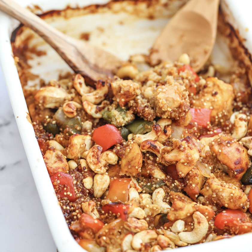 CHICKEN AND QUINOA CASSEROLE