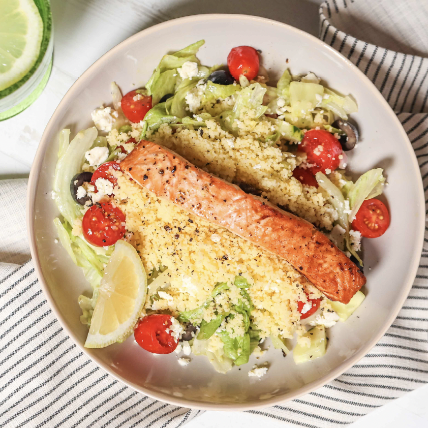 SALMON AND COUSCOUS SALAD