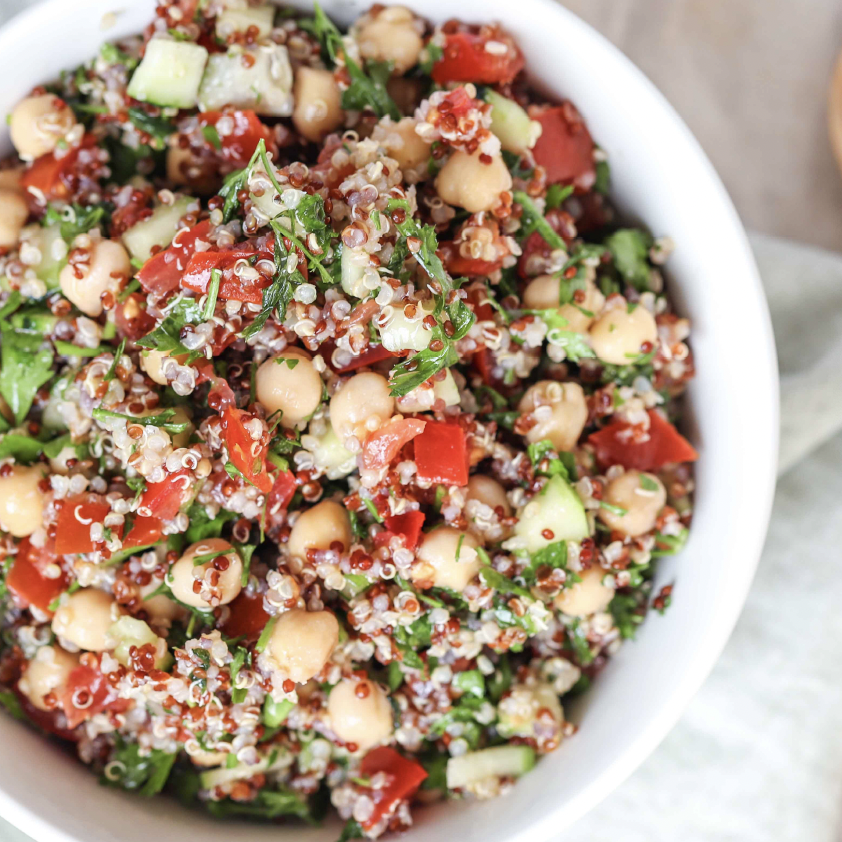 CHICKPEA AND QUINOA TABBOULEH