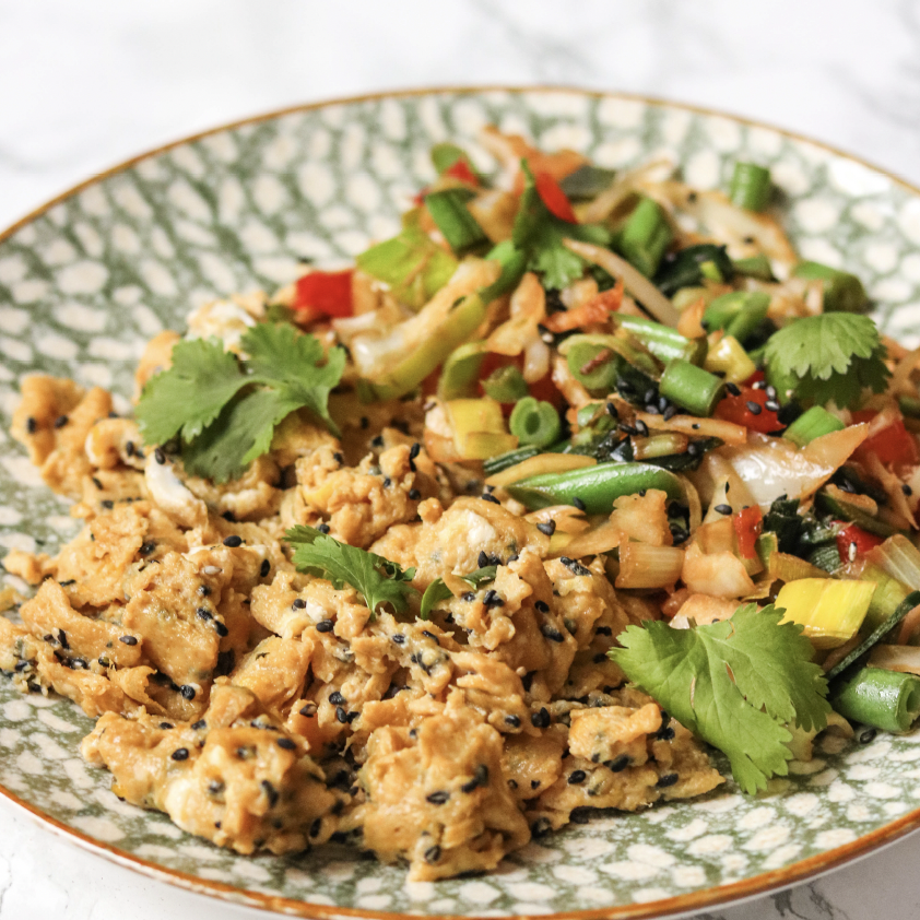 ASIAN STYLE SCRAMBLED EGGS