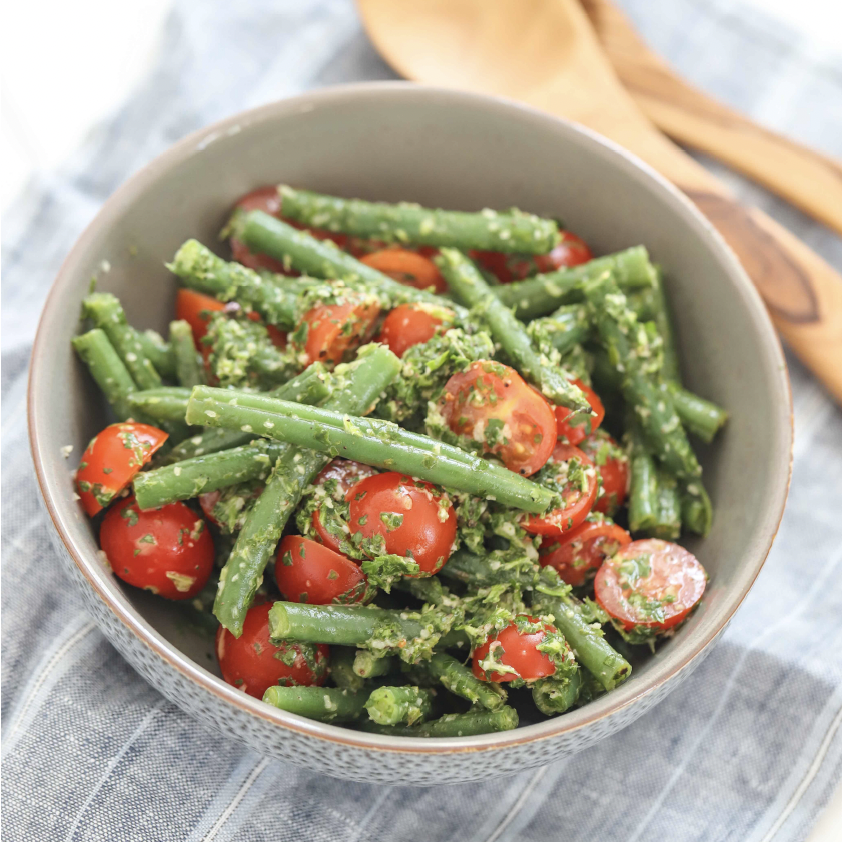GREEN BEANS AND CHERRY TOMATO SALAD
