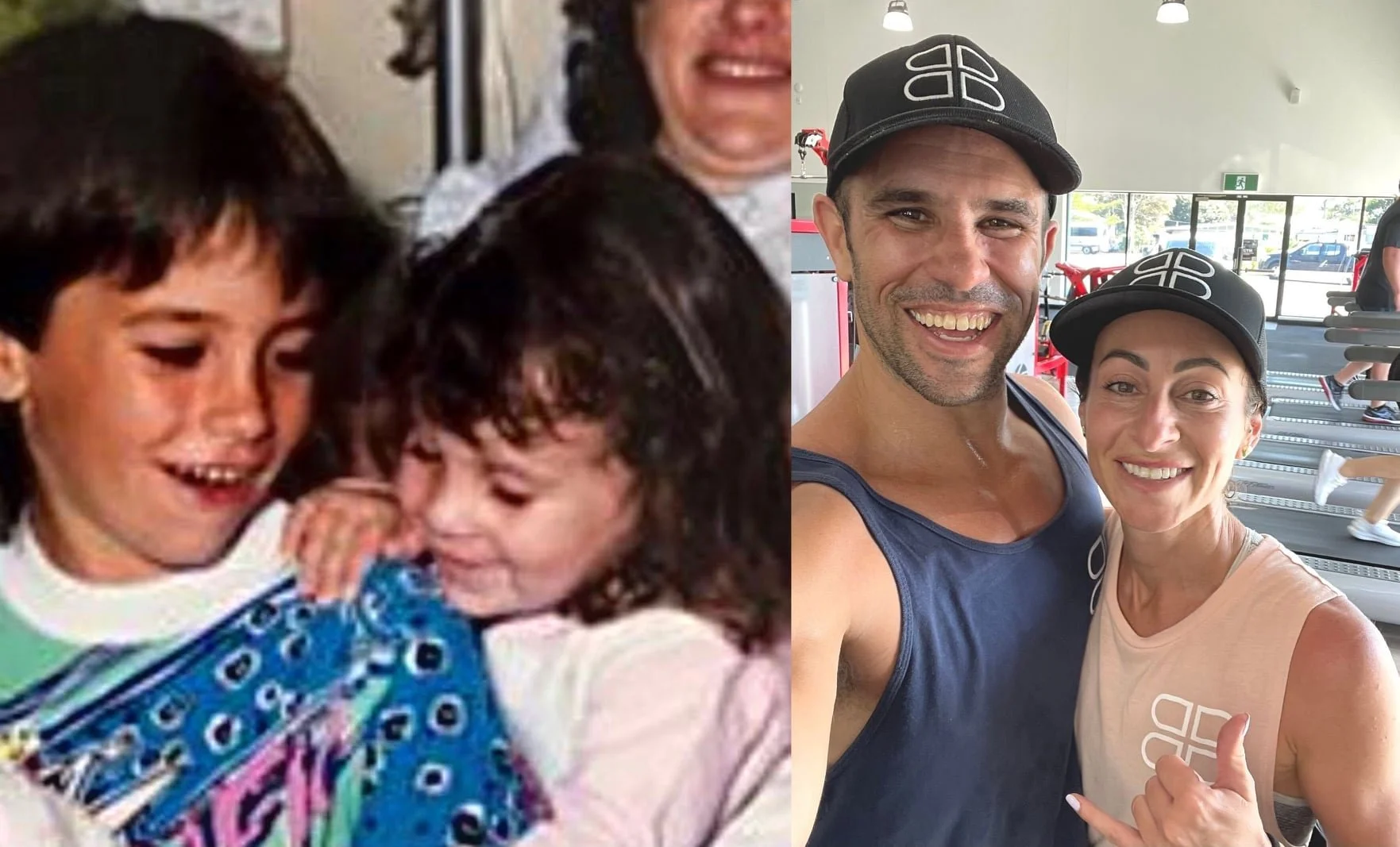 34 YEARS LATER, FIRST WORKOUT TOGETHER